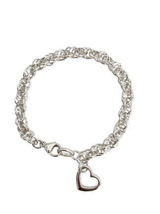 Silver Rope Chain Bracelet